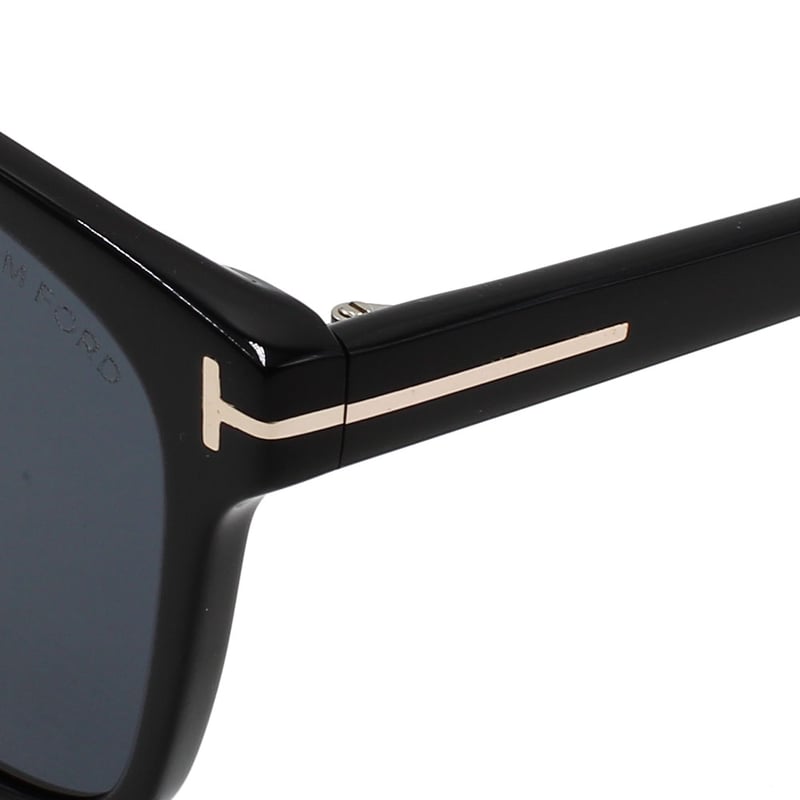 TOM FORD トムフォード ブラックパープルラウンド型サングラス UVカット TOM FORD トムフォード ブラックパープルラウンド型サングラス