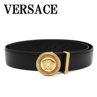 ヴェルサーチ VERSACE 1003873 DVTP1 1B00V 80 85 90 95 100 105 ベルト レザー ビジネス カジュアル おしゃれ レディース メンズ ブラック