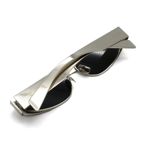 サンローラン SAINT LAURENT SL739 001 サングラス ノーズパット UVカット 紫外線カット メンズ レディース グレー シルバー