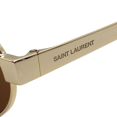 サンローラン SAINT LAURENT SL692 004  サングラス ノーズパット UVカット 紫外線カット メンズ レディースブラウン ゴールド ハバナ