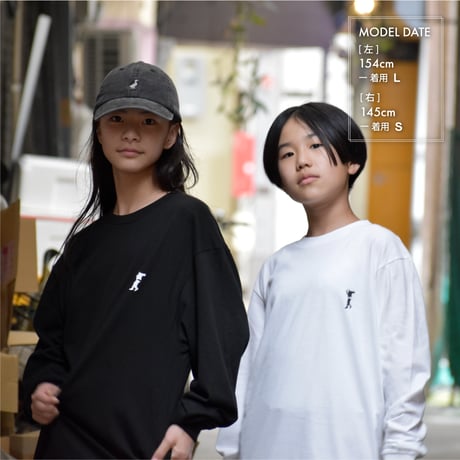 aonooto ロングTシャツ（ワンポイントプリント）