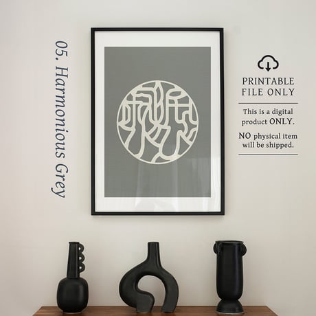 Wabi-Sabi [侘び寂び] | SHIRUSHI ART | Japanese Minimalist Digital Prints | Zen Wall Art