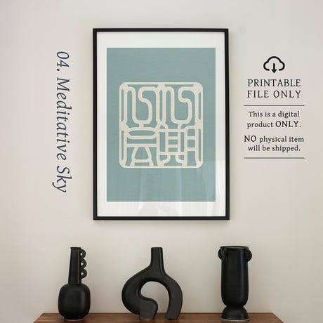 ichi-go ichi-e [ 一期一会 ] | SHIRUSHI ART | Japanese Minimalist Digital Prints | Zen Wall Art