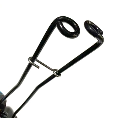 JC066 新型オリジナル L型W 先端両折り仕様 33cm 径6mm ねじりバネ ステンレスフック付き 防錆塗装 ねじりばね ｌ型 くくり罠 わな くくりわな Wジャンプ キックばね 横引き 縦引き