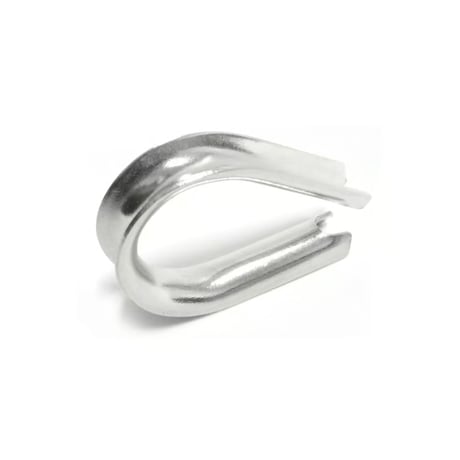 JC055 3mm ワイヤーコース ロープキャッチャー アイ加工 摩耗防止 ステンレス鋼 3ミリ ワイヤー通し