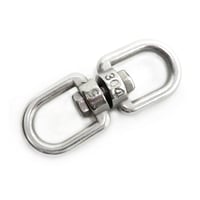 JC060 5mm ステンレス スイベル より戻し くくりわな 304 部品 よりもどし ５ミリ サルカン すいべる フック