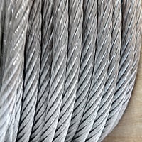 JC075 4ｍｍ ステンワイヤー 100M巻 線径4mm 6×19 ワイヤーロープ 油抜き わいやーろーぷ 4ミリワイヤー グリス無し 麻芯 仕掛け 工事 固定 地震対策 DIY フェンス 柵
