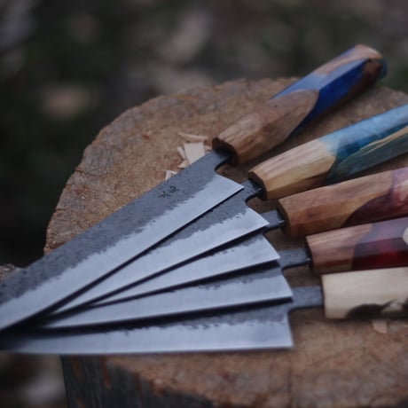 本格三徳包丁 柄ウッドレジン 和包丁 | STORES