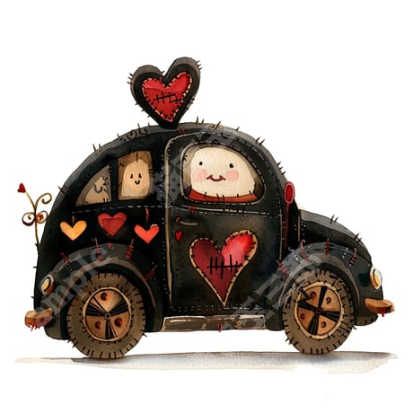 ゴシック調の自動車（Gothic car）002