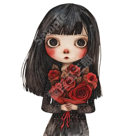 ゴシック調の女の子（Gothic girl）005