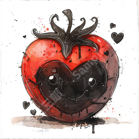 ゴシック調のトマト（Gothic tomato）001
