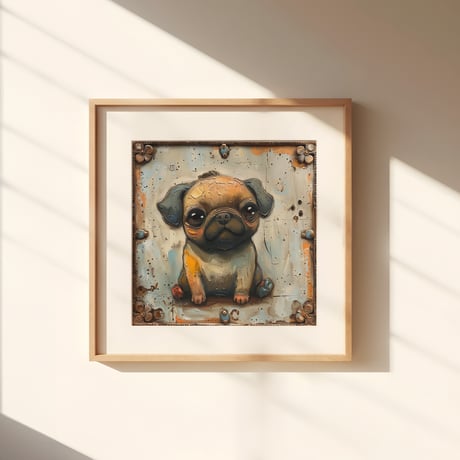 パグ犬（pug）001