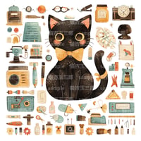 ねこと機械 001