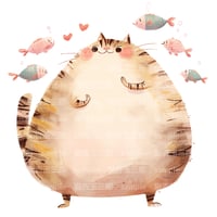 丸ねこと魚 010