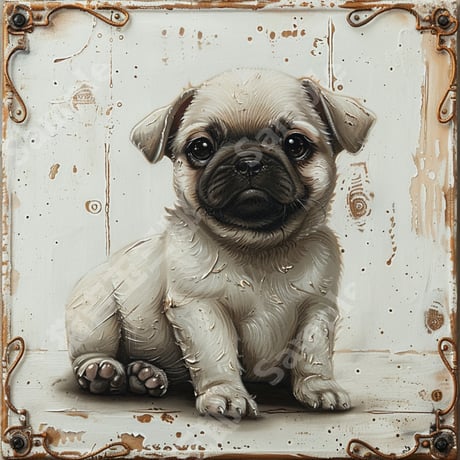 パグ犬（pug）003