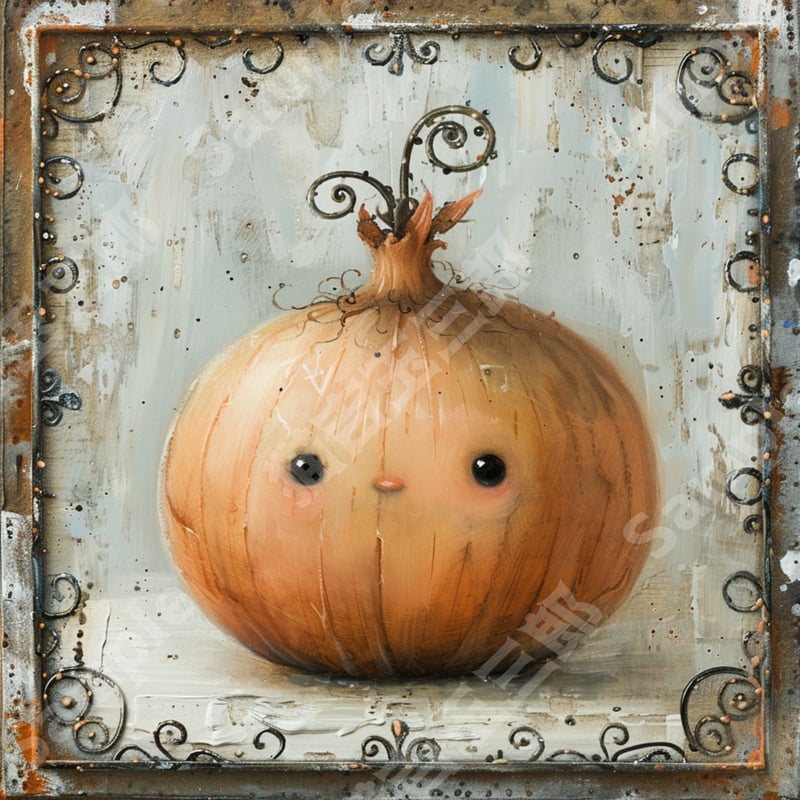 玉ねぎ（onion）001 | 猫吉玉三郎