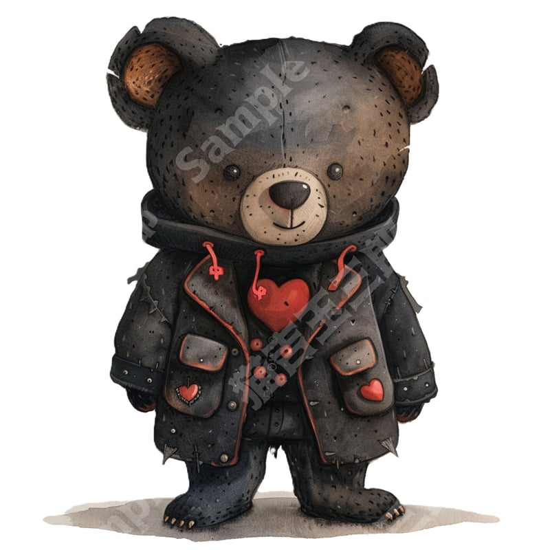 クマっくす　ページ ゴシック調くま（Gothic bear）001 | 猫吉玉三郎