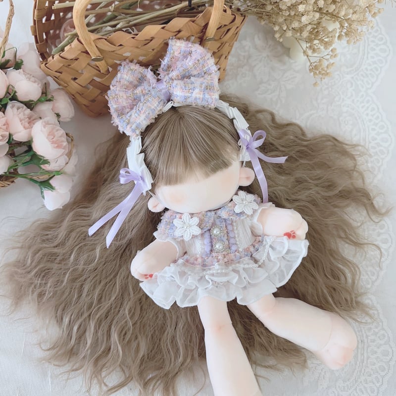 【あい】ちびぬい　衣装　服　ぬいぐるみ　赤　フリル　リボン 即購入可】ちびぬい 衣装 服 ぬいぐるみ 赤 フリル リボン