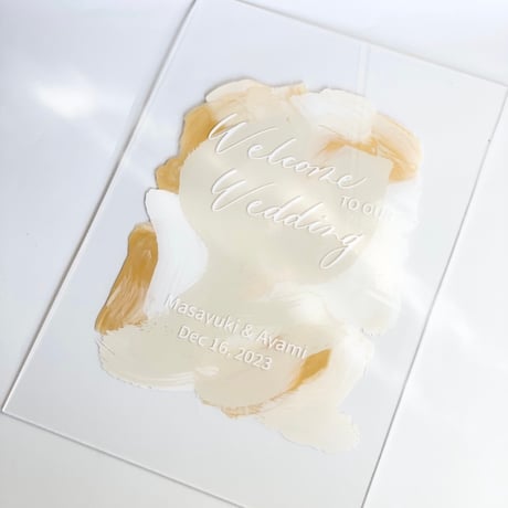 Welcome Mirror Sticker Simple S