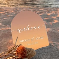 Welcome Mirror Board ARCH No.2