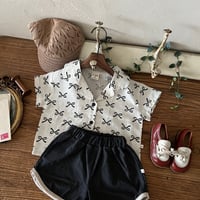 THE LALA　リボンアロハシャツ