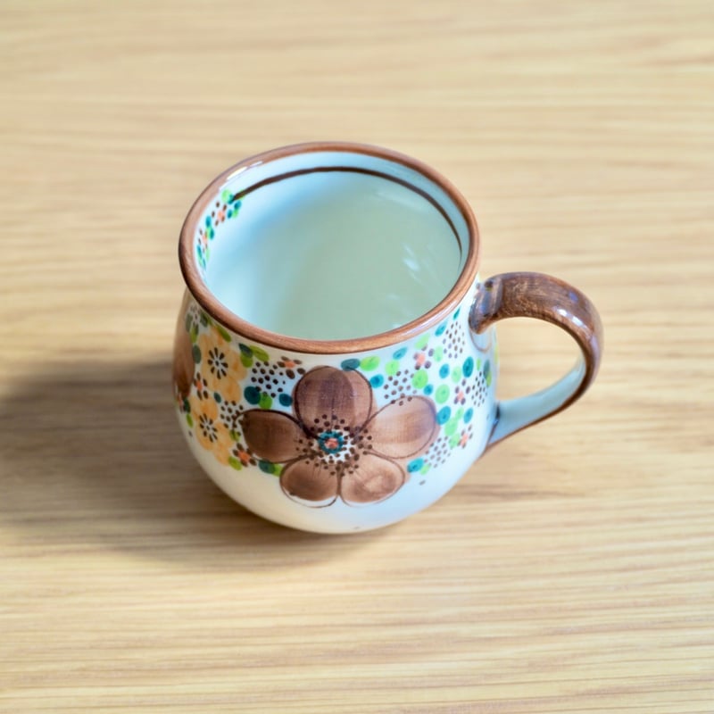 ポーリッシュポタリー マグカップ　 ブルー　グリーン　新品未使用 Polish Pottery / ポーリッシュポタリー / マグカップ - 北欧、暮らし