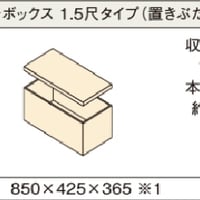 パナソニック 畳が丘 ハッチボックス 1.5尺タイプ（置きぶた）　Panasonic 小上がり 和室 diy 収納 畳 ベッド パーツ
