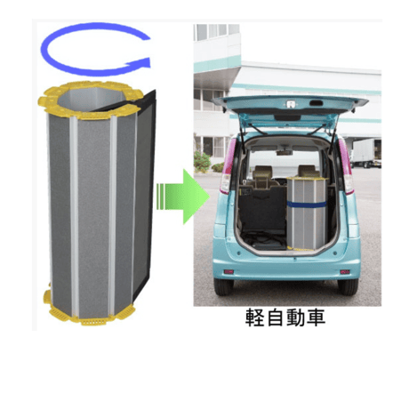 車いす用スロープ 段ない・ス ロールタイプ 2100　和風建築 神社 仏閣 観光地