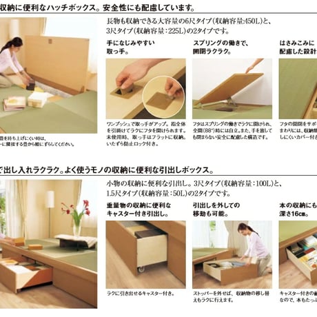 パナソニック 畳が丘 ハッチボックス 6尺タイプ　Panasonic 小上がり 和室 diy 収納 畳 ベッド パーツ
