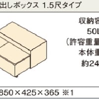 パナソニック 畳が丘 引出しボックス 1.5尺　Panasonic 小上がり 和室 diy 収納 畳 ベッド パーツ