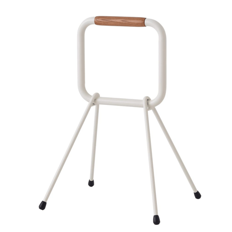 据置式手すり LOHATES（ロハテス）ホワイト LH-03WT-R（マツ六）介護