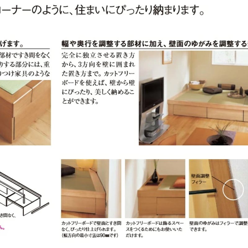 Blue-Box [兵庫姫路引取り限定]パナソニック畳が丘　小上がり収納 Blue-Box [兵庫姫路引取り限定]パナソニック畳が丘 小上がり収納 Blue