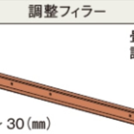 パナソニック 畳が丘 調整フィラー6尺（1725mm)　Panasonic 小上がり 和室 diy 収納 畳 ベッド パーツ
