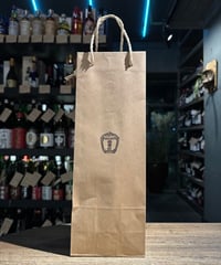【オプション紙袋】 720mlサイズ (四合瓶) 1本用 谷酒店樽ロゴ入り・クラフト