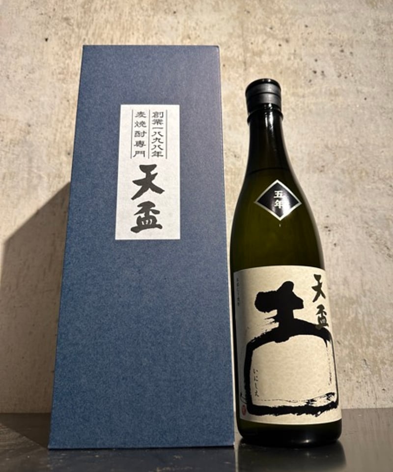 麦焼酎】天盃 いにしえ 5年 箱入り 720ml | 谷酒店 オンラインストア
