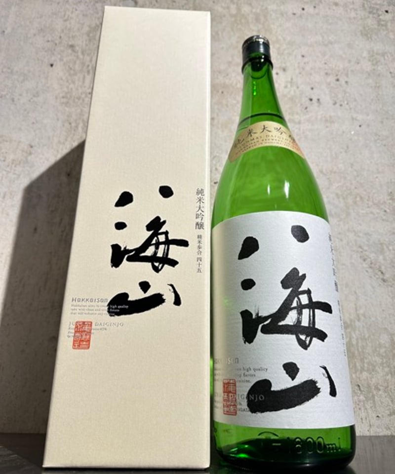 八海山 純米大吟醸 1800ml | 谷酒店 オンラインストア