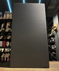 【オプション箱】 1800mlサイズ (一升瓶) 2本用 無地・ブラック ＋オリジナル包装紙