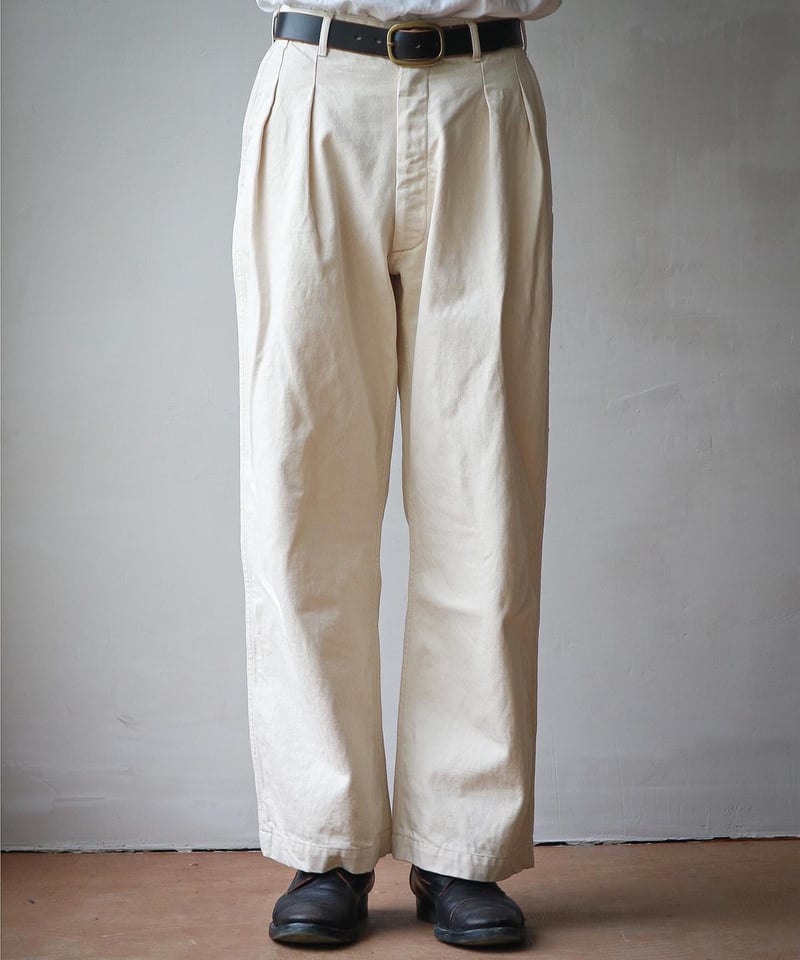 2tak Trousers Ivory | Nuu-4862