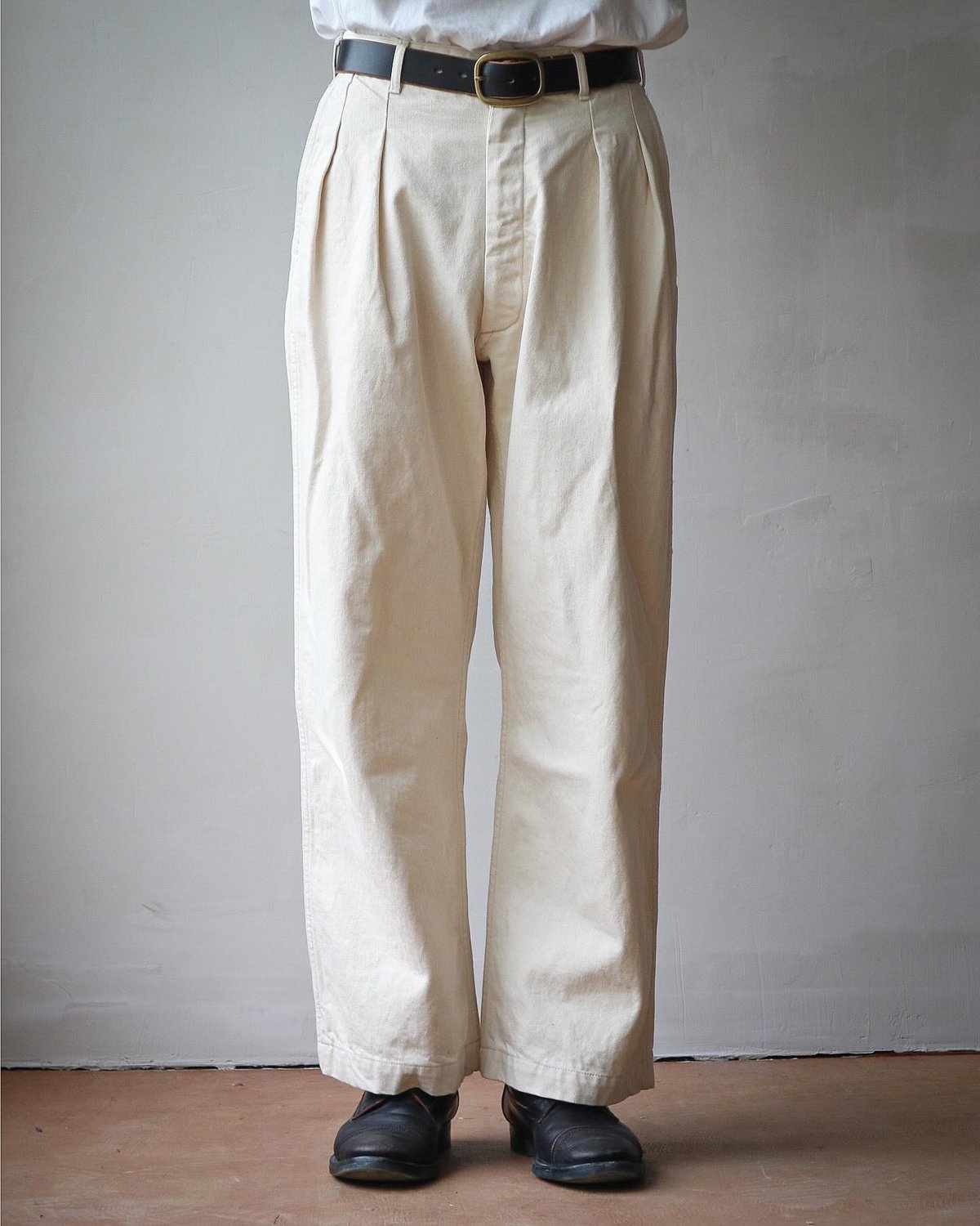 2tak Trousers Ivory | Nuu-4862