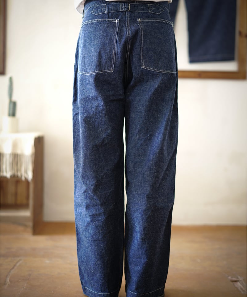 Denim Military Trousers W21 | 森山縫製-Nuu-