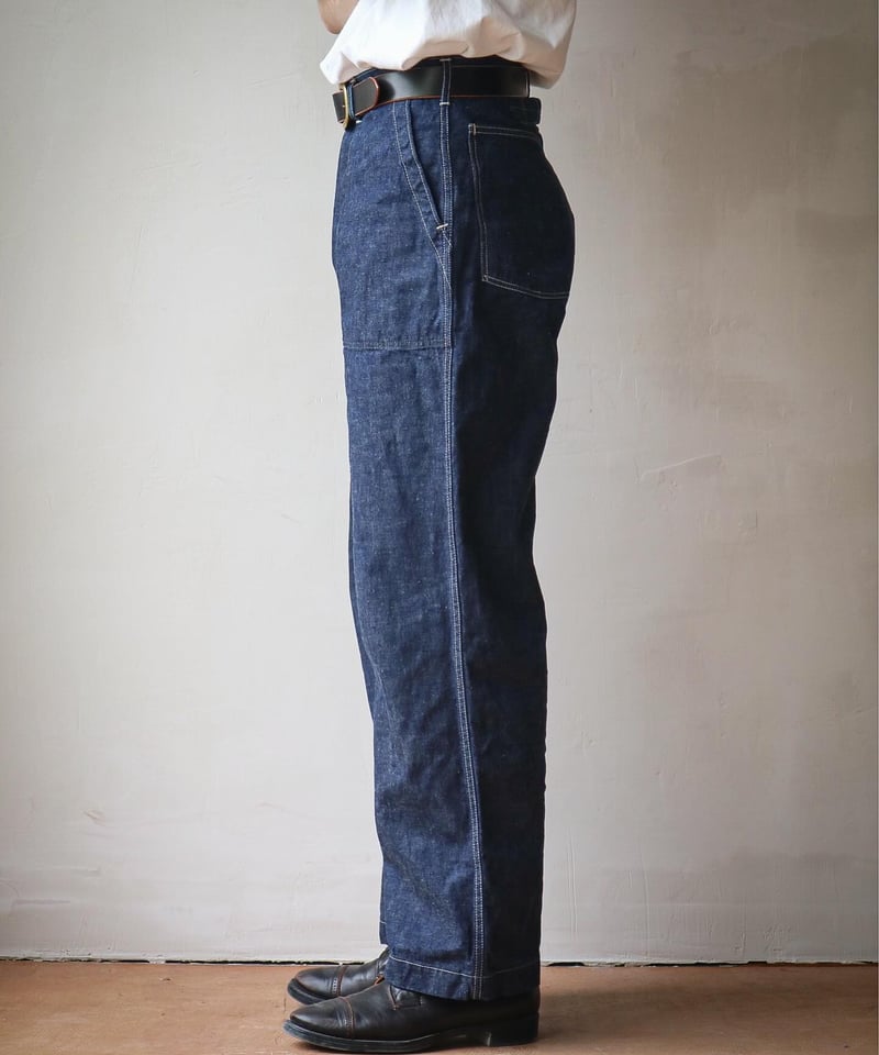 Denim Military Trousers W21 | Nuu-4862