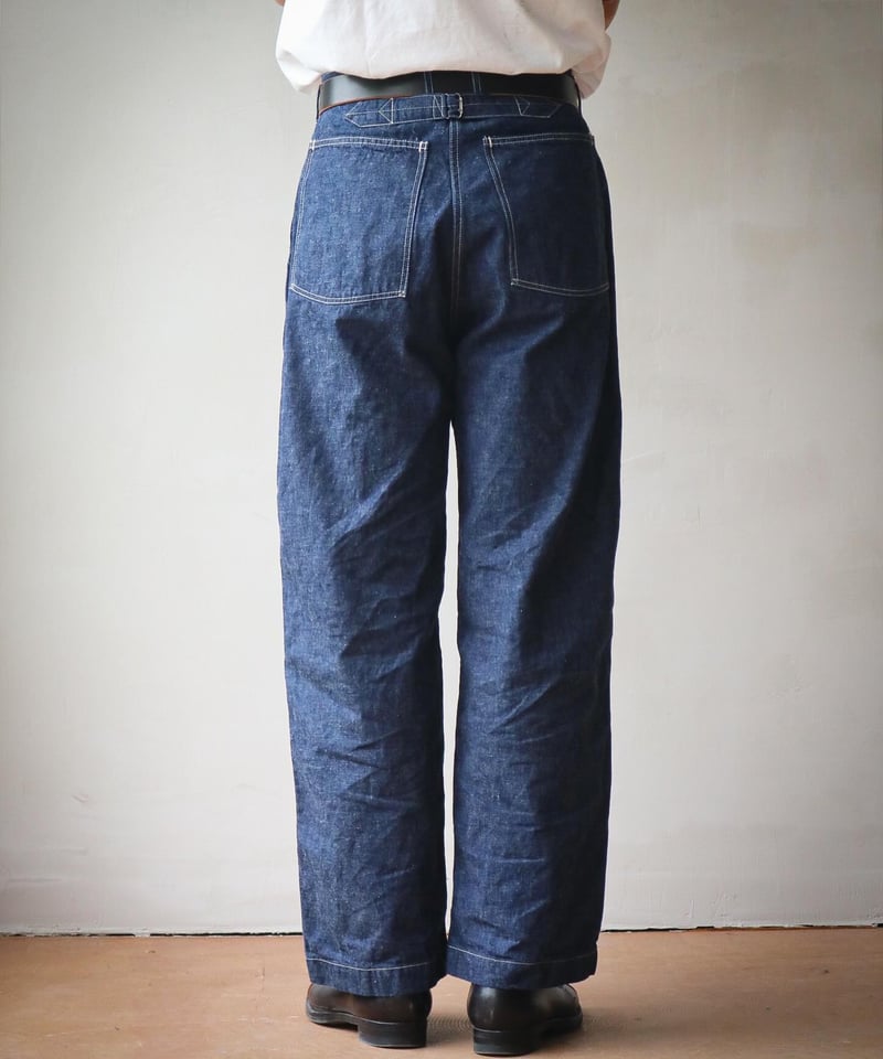 Denim Military Trousers W21 | 森山縫製-Nuu-