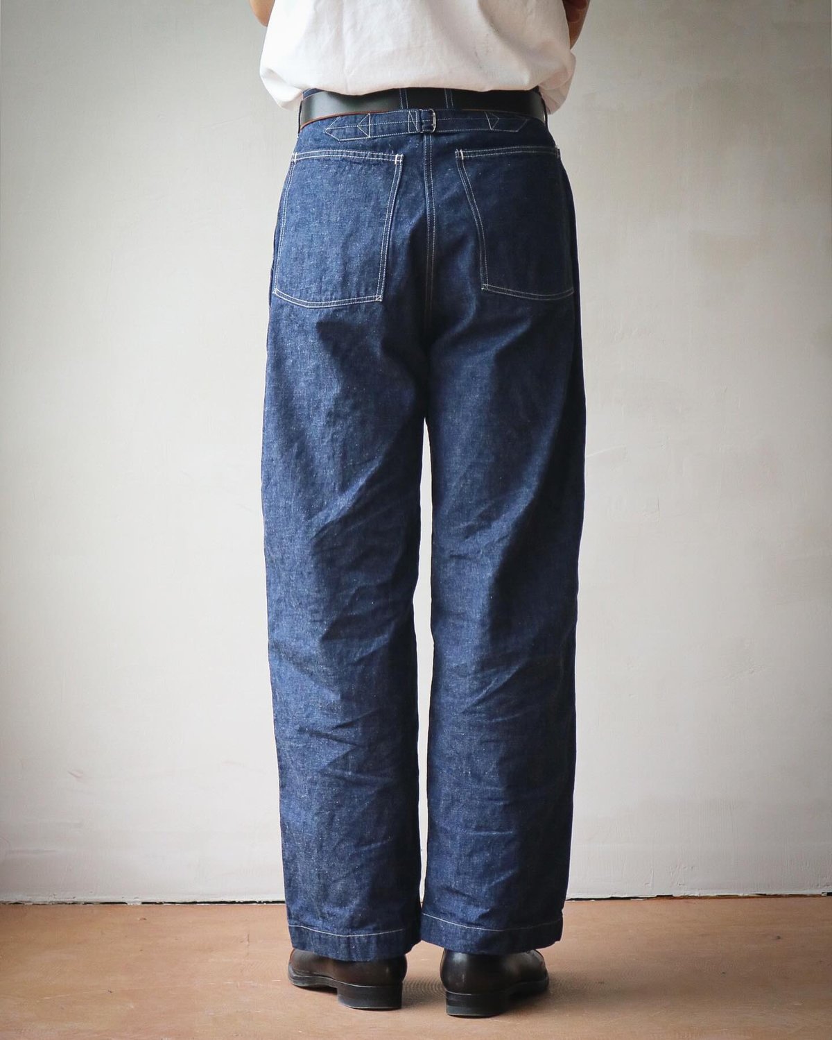 Denim Military Trousers W21 | 森山縫製-Nuu-