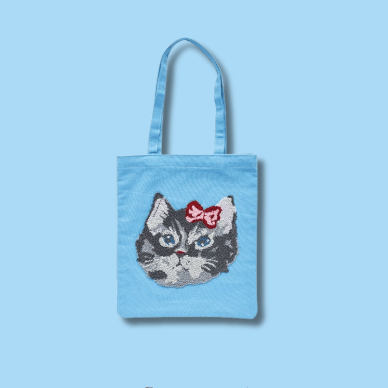 新品　ナタリーレテ　ミニバッグ　ミニトート　MAYA　猫　ねこ　ネコ ナタリーレテ nathalie lete 刺繍 ミニ トートバッグ トート バッグ