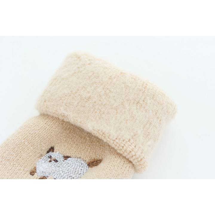 松尾ミユキ　もこもこ裏起毛 ルームソックス　レディースフリー　Milo　猫　ねこ 松尾ミユキ もこもこ裏起毛ソックス ルームソックス 靴下 レディース