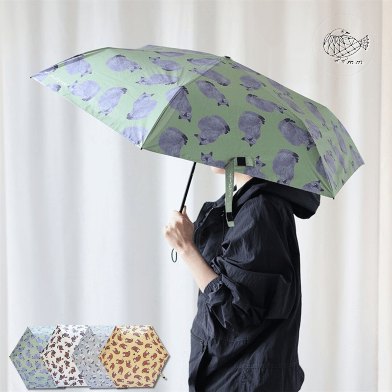 松尾ミユキ】Folding umbrella 晴雨兼用折りたたみ傘｜4種類