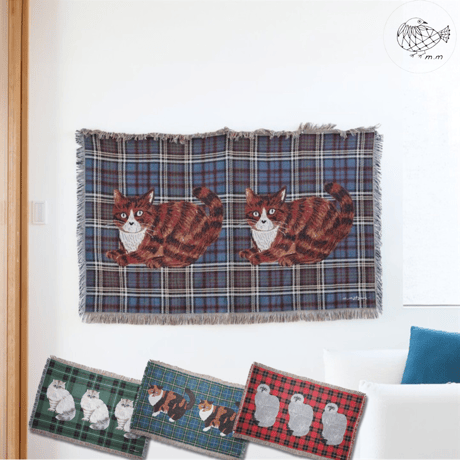 新品♥海外からやってきた物♥猫のタペストリー　ブランケット　ベッドカバー 新品♥海外からやってきた物♥猫のタペストリー ブランケット