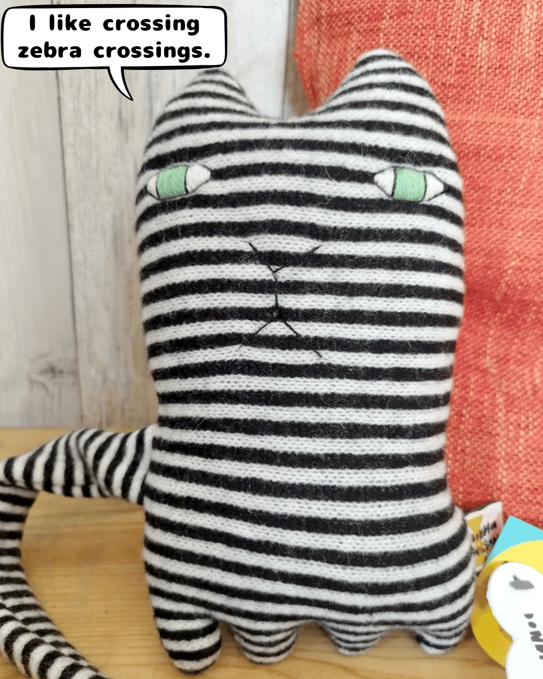 ドナ・ウィルソン　Donna Wilson ぬいぐるみ　猫 中古品 ドナ・ウィルソン Donna Wilson ぬいぐるみ 猫 中古品 ドナ