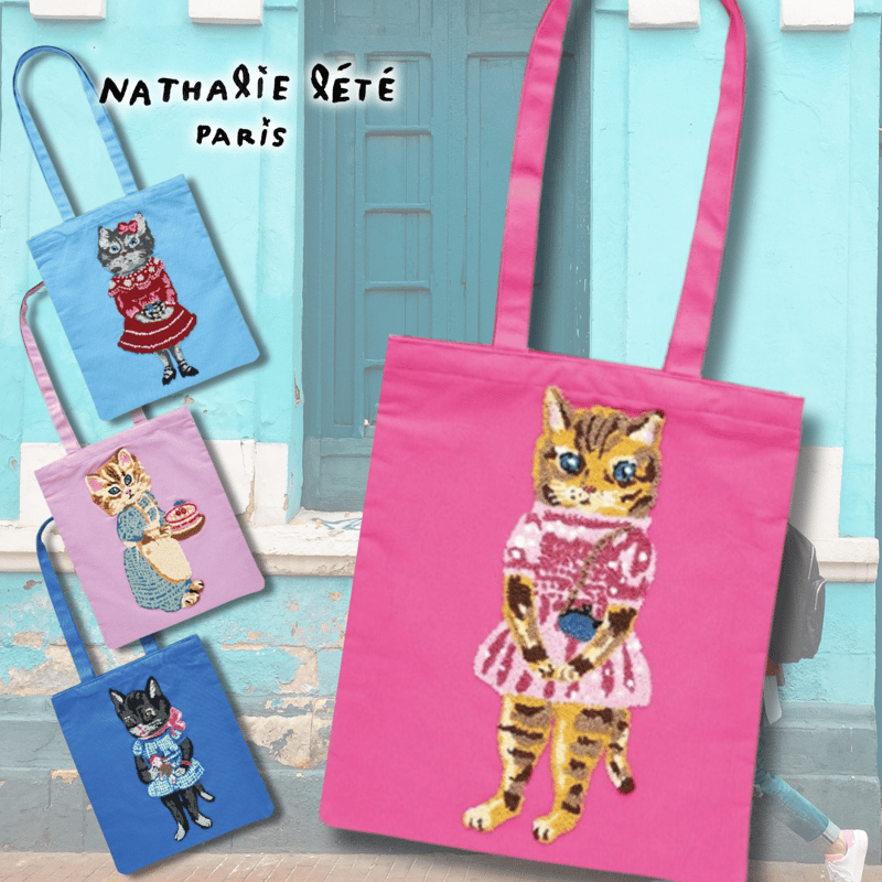 Nathalie Lete】Fluffy Rectangle tote bagナタリーレテも