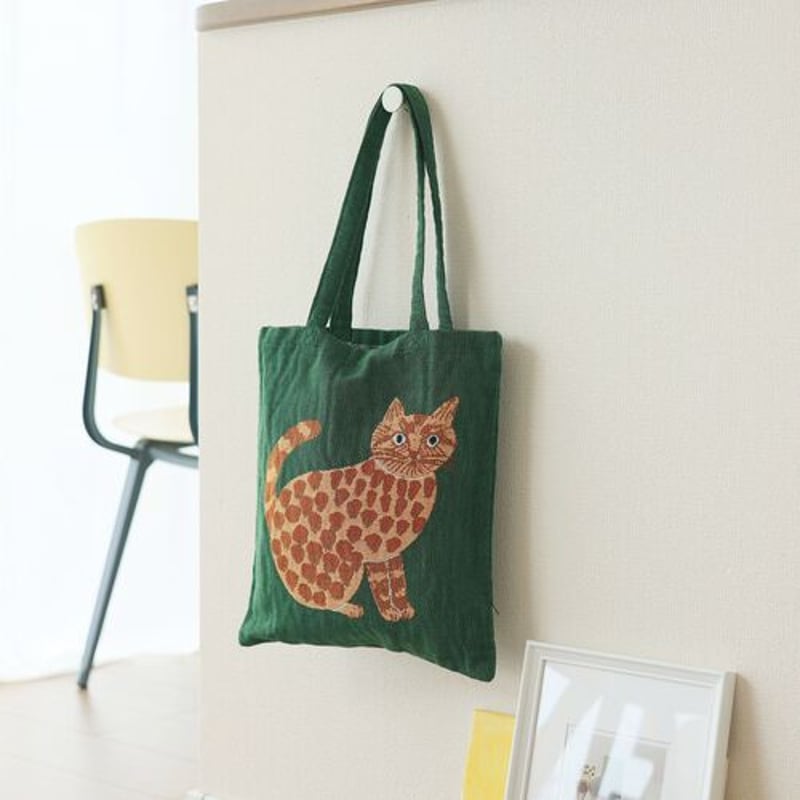 トートバッグ | 【松尾ミユキ】 Rectangle totebag Cat Matsuo M トートバッグ | 【松尾ミユキ】 Rectangle totebag Cat Matsuo M